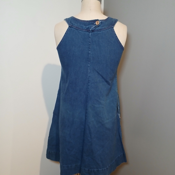 Vintage Prelude Denim Jumper Dress Size 6 - Picture 2 of 10